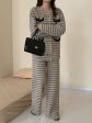 Sibel Grey & Black Stripe Two Piece Suit (RTS) on Sale