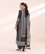 Monochrome  24-3 Piece - Printed Lawn Suit - U3Pebw24V416 Online Hot Sale