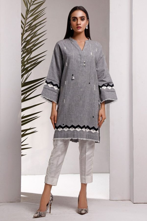 Casual Pret - Cotton Irish Drop Shoulder Kurta Online Sale