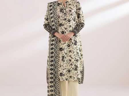 Monochrome  24-2 Piece - Embroidered Lawn Suit - 0U2Dedy24V41 Sale