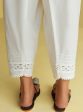 Bottoms - White Lace Pintucks Salwar Sale