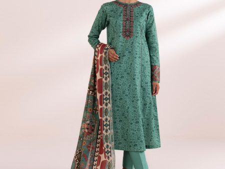 3 Piece - Embroidered Lawn Suit-3Pedy24Dfv47 For Cheap