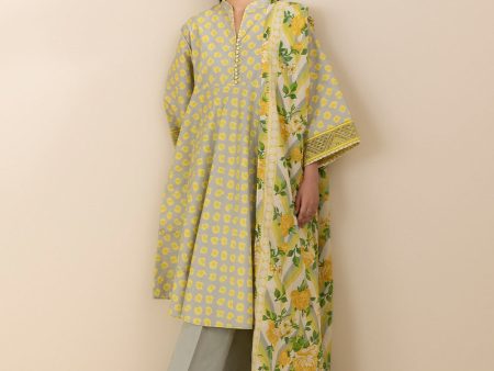 3 Piece - Embroidered Lawn Suit-0U3Pdy24V426 Hot on Sale