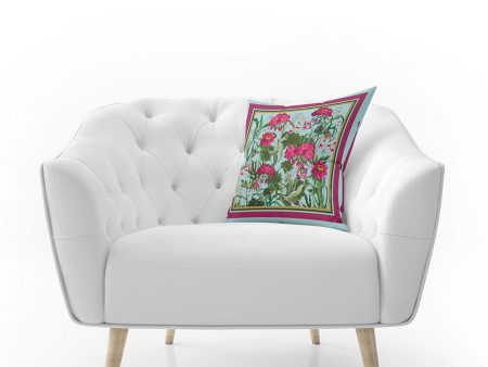 Cushions  24-Floral - Cushion Cover - Htcudp400398-Sqr-Mul Hot on Sale