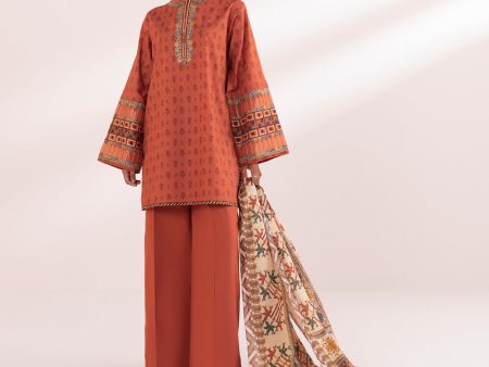 3 Piece - Embroidered Lawn Suit-Pedy24Dfv411 For Discount