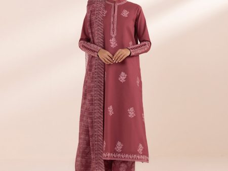 3 Piece - Embroidered Lawn Suit-0U3Pesg24V46 Online now