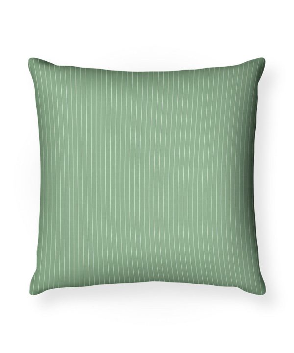 Cushions  24-Sage Stripe - Cushion Cover - Htcudp400391-Sqr-Mul For Discount