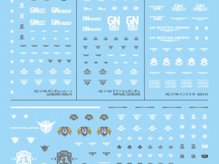 Pre-Order by 11 29 2024 Gunpla: Decal - Gundam 00 GD-128 Mobile Suit Gundam 00 The Movie Multiuse 2 Decals Bag (6) on Sale