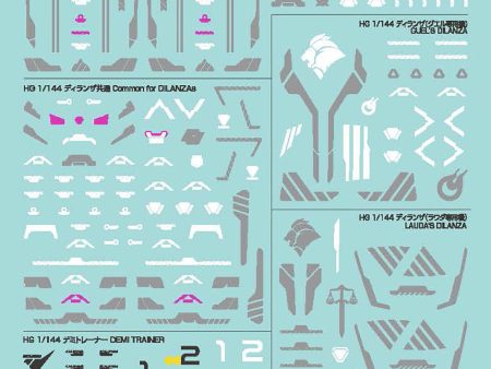 Pre-Order by 11 29 2024 Gunpla: Decal - Mobile Suit Gundam The Witch From Mercury GD-135 Mobile Suit Gundam The Witch From Mercury Multiuse 3 Bag (6) Supply