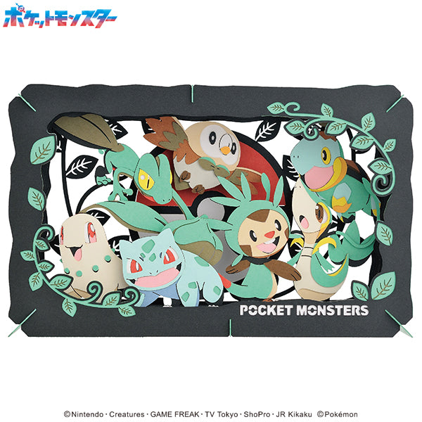 Pre-Order by 11 29 2024 Ensky: Paper Theater - Pokemon Type: Grass Cheap