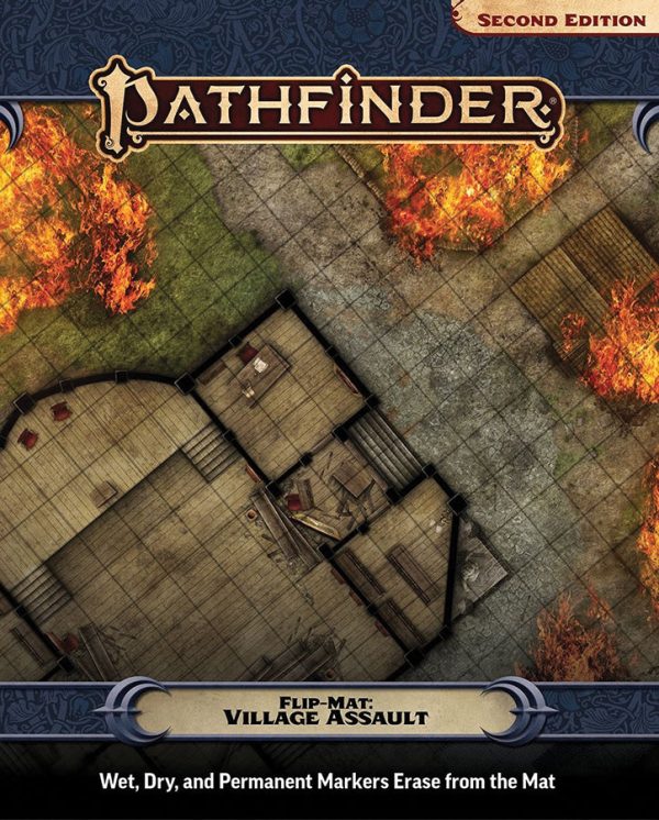 Pathfinder RPG: Flip-Mat - Village Assault Online Hot Sale