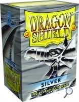 Dragon Shield Game Sleeves Matte Silver 100 Count Online