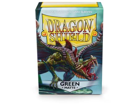 Dragon Shields: (100) Matte Green For Sale