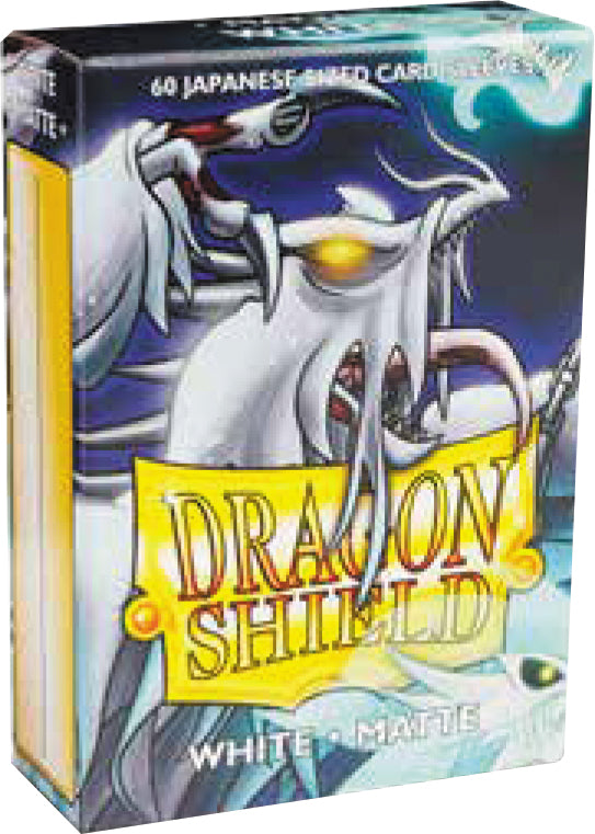 Dragon Shield Japanese Matte, 60 Sleeves Per Box Clear White Online Hot Sale